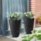 Glitzhome® 19.7" Eco-Friendly Oversized Faux Ceramic Pot Planters, 2ct.